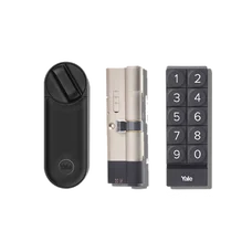 Linus Smart Lock L2 Negro + Cilindro Ajustable + Teclado