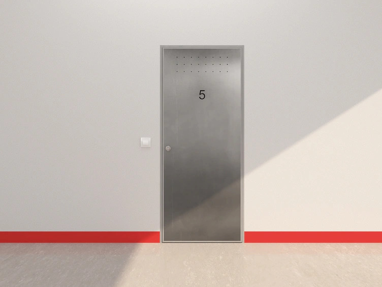 Puerta acorazada pivotante COOL